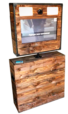 Louez une photobox au design industriel pour vos évènements avec Vuilmix animations